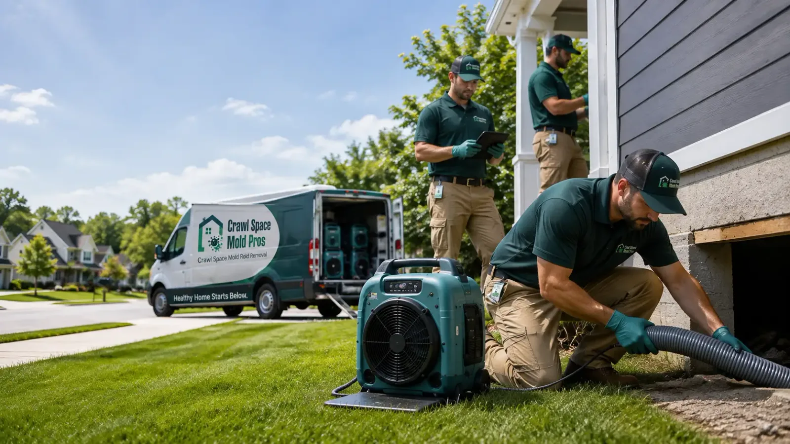 Crawl Space Mold Removal in Leighton, IA
